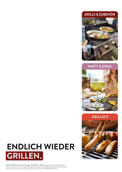 Aldi Süd Katalog in Walderbach | ALDI SÜD - Grill-Broschüre-2024 | 6.6.2024 - 20.6.2024