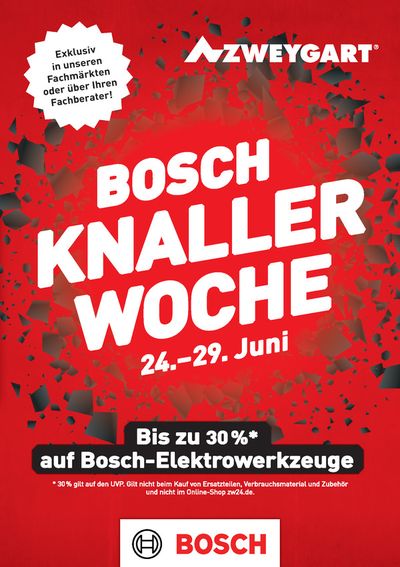 Zweygart Katalog | Bosch Knaller Woche | 24.6.2024 - 29.6.2024