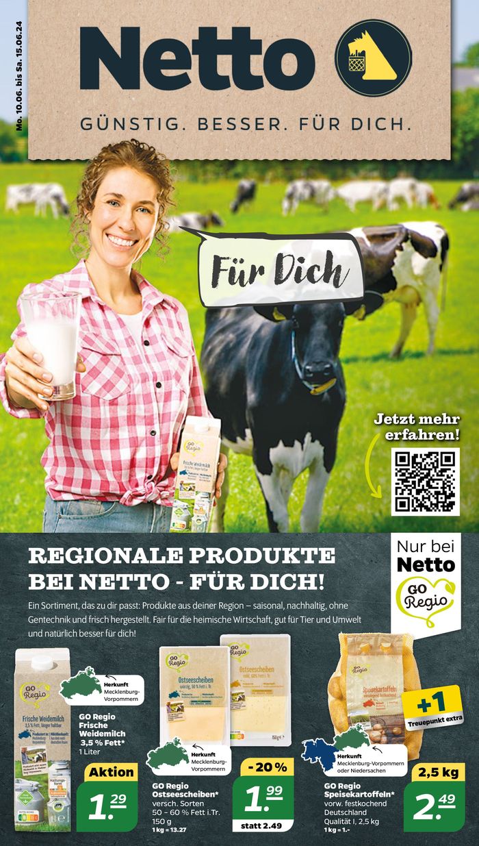 Netto Katalog in Wusterwitz | Tolles Angebot für alle Kunden | 9.6.2024 - 15.6.2024