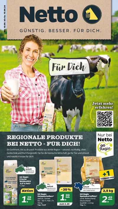 Netto Katalog in Brieskow-Finkenheerd | Tolles Angebot für alle Kunden | 9.6.2024 - 15.6.2024