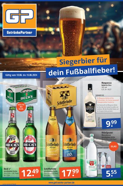 GetränkePartner Katalog in Cottbus | Tolles Angebot für Schnäppchenjäger | 9.6.2024 - 23.6.2024
