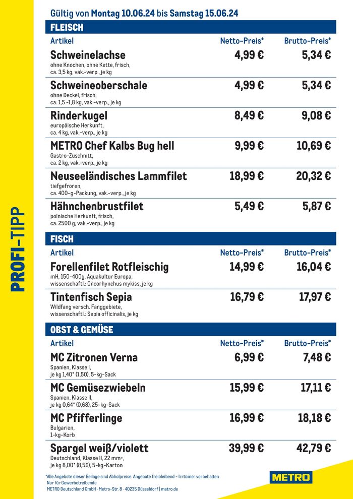 Metro Katalog in Böblingen | Profi-Tipp | 10.6.2024 - 15.6.2024
