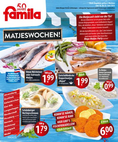 famila Katalog in Norderstedt | Fischmarkt | 9.6.2024 - 22.6.2024