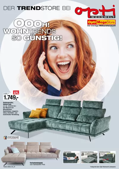 Opti Wohnwelt Katalog in Adendorf | Trends entdecken! | 11.6.2024 - 3.2.2025