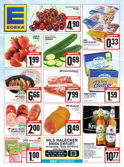 Angebote von Supermärkte in Erfurt | Tolle Rabatte auf ausgewählte Produkte in EDEKA | 9.6.2024 - 15.6.2024