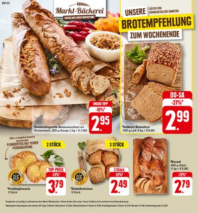 Angebote von Restaurants in Weinheim | K&U Bäckerei Angebote in K&U Bäckerei | 12.6.2024 - 15.6.2024