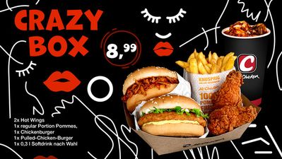 Angebote von Restaurants in Köln | Crazy Box in Mr Chicken | 12.6.2024 - 28.8.2024