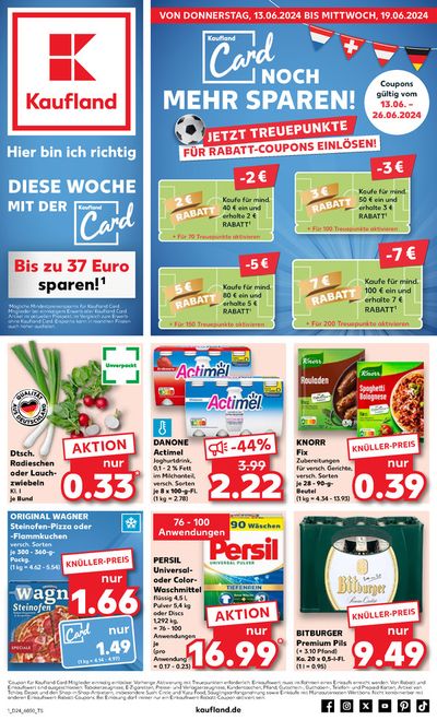 Kaufland Katalog in Regensburg | Top-Angebote für Sparfüchse | 13.6.2024 - 19.6.2024