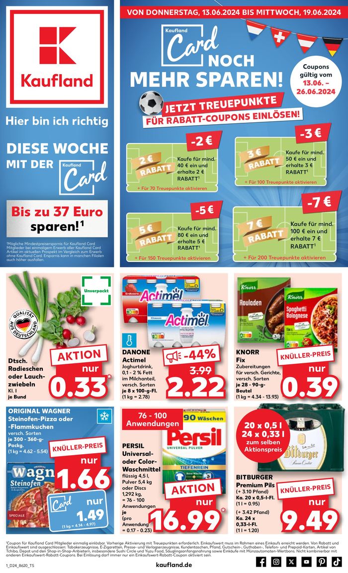 Kaufland Katalog in Bergisch Gladbach | Top-Deals für alle Kunden | 13.6.2024 - 19.6.2024