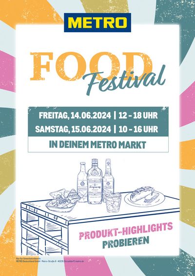 Metro Katalog in Marksuhl | Food-Festival 14.06. & 15.06. | 14.6.2024 - 15.6.2024