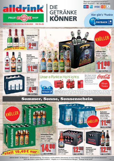 alldrink Katalog in Hagenbach | Top-Deals für alle Kunden | 16.6.2024 - 29.6.2024