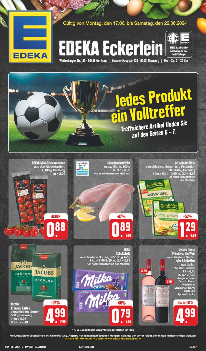 EDEKA Prospekte und Angebote Juni 2024 Tiendeo