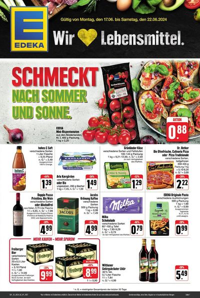 Angebote von Supermärkte in Winnenden | nah & gut flugblatt in nah & gut | 17.6.2024 - 1.7.2024