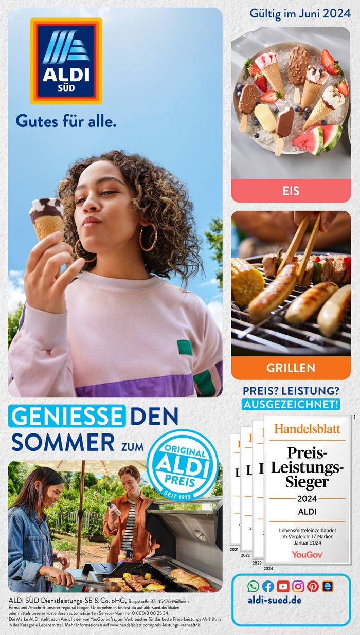 Aldi Süd Katalog in Langenselbold | ALDI SÜD - Sortimentsprospekt-Juni-2024 | 17.6.2024 - 22.6.2024