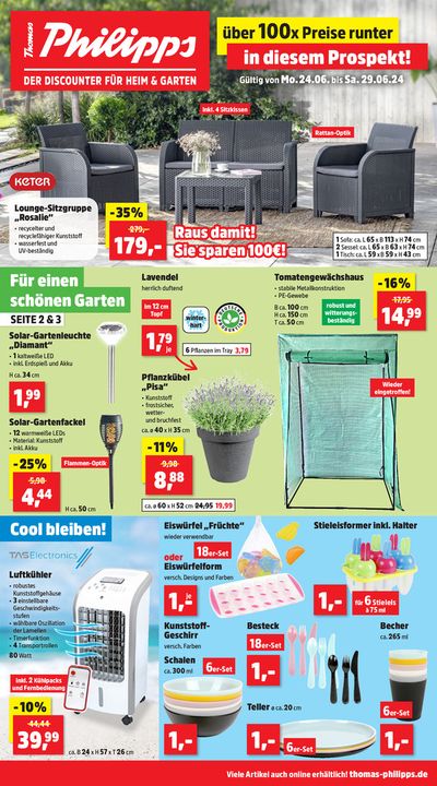 Angebote von Kaufhäuser in Hornbach | Thomas Philipps Prospekt in Thomas Philipps | 22.6.2024 - 6.7.2024