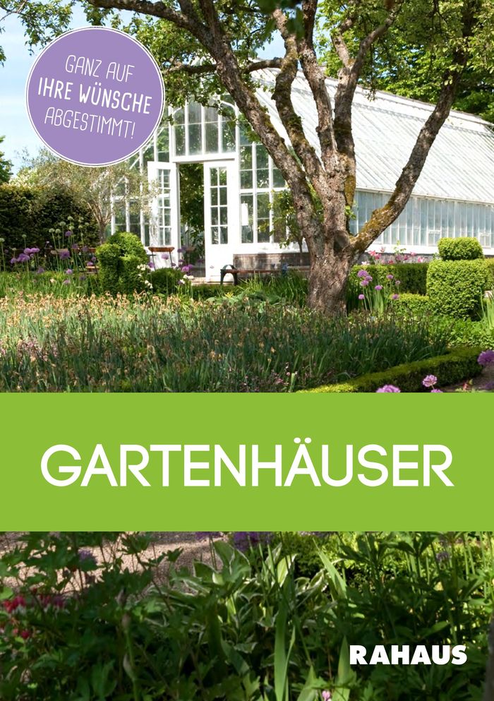 Möbel Rahaus Katalog | Gartenhäuser | 25.6.2024 - 31.12.2024