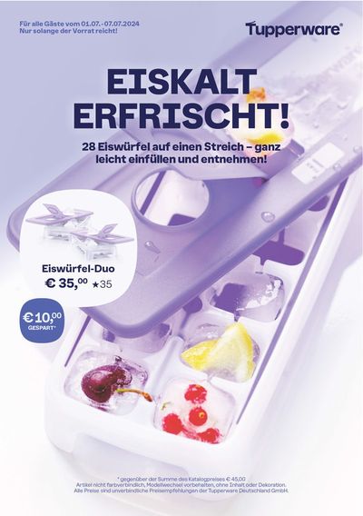 Tupperware Katalog in Retzstadt | Top-Deals und Rabatte | 1.7.2024 - 7.7.2024