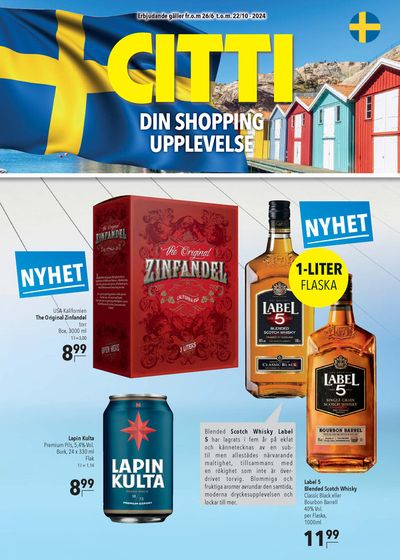 CITTI Markt Katalog | Schweden-Werbung | 26.6.2024 - 22.10.2024