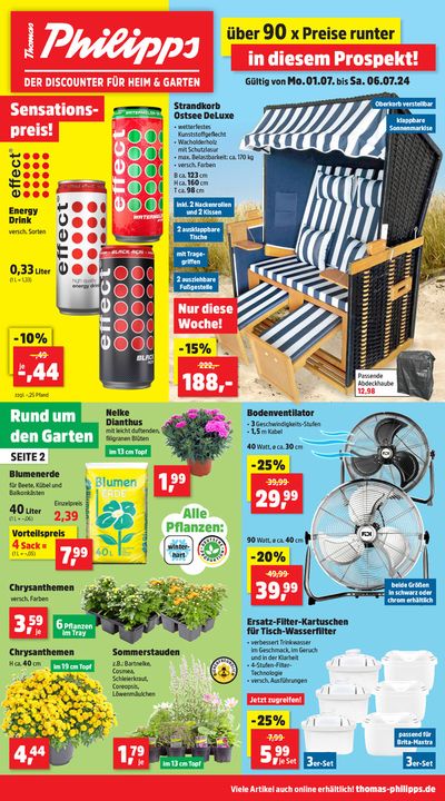 Angebote von Kaufhäuser in Hornbach | Thomas Philipps flugblatt in Thomas Philipps | 29.6.2024 - 13.7.2024