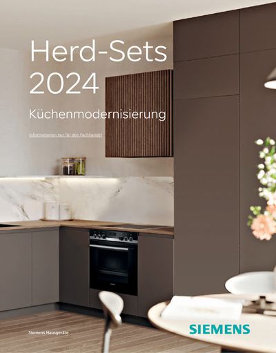 Angebote von Elektromärkte in München | Herd-Sets 2024 in SIEMENS | 4.7.2024 - 31.12.2024