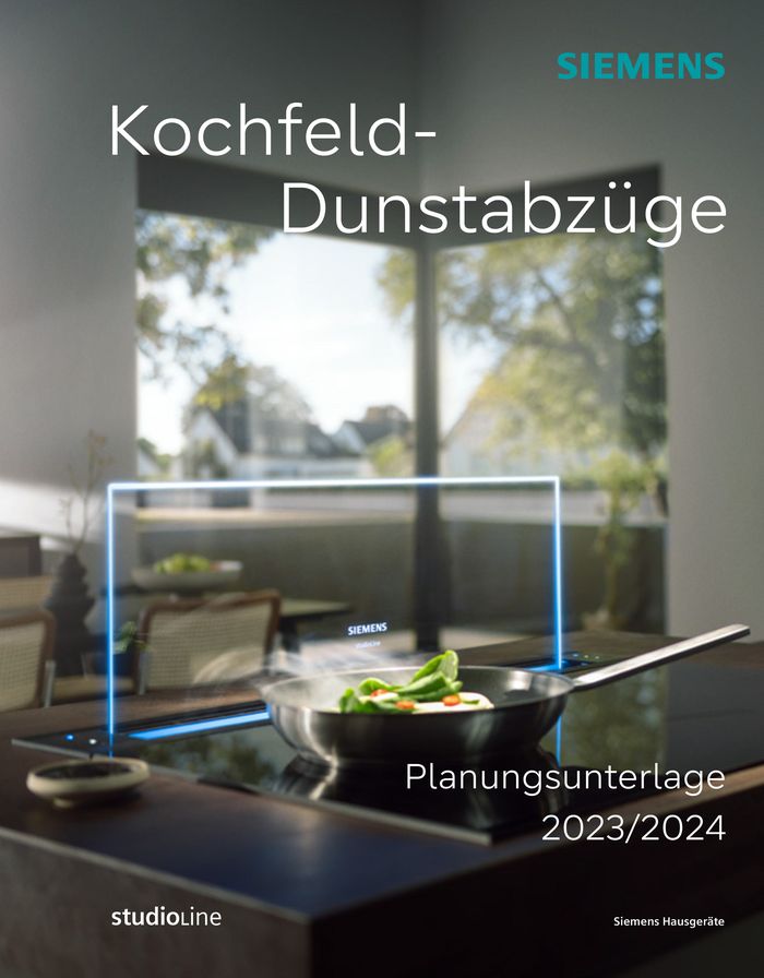 SIEMENS Katalog in München | Kochfeld-Dunstabzüge | 4.7.2024 - 31.12.2024
