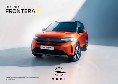 Opel Katalog | Opel Neuer Frontera | 5.7.2024 - 5.7.2025