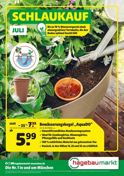 Angebote von Baumärkte und Gartencenter in München | Schlaukauf in hagebau Fachhandel | 5.7.2024 - 31.7.2024