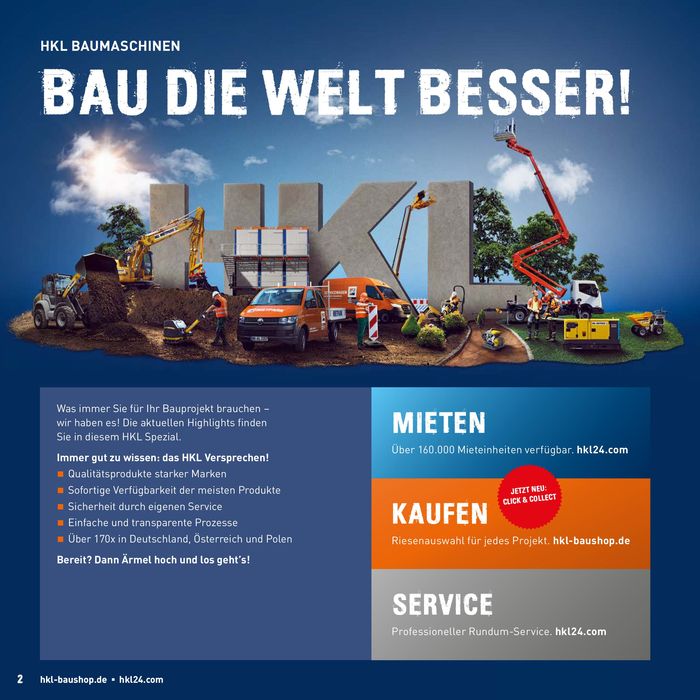 HKL Baumaschinen Center Katalog | Spezial  | 5.7.2024 - 31.10.2024