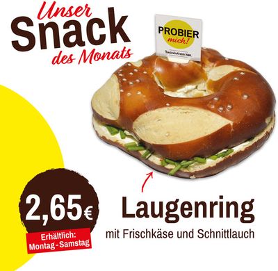 Angebote von Restaurants in Frankfurt am Main | Unser Snack Des Monats in Bäcker Eifler | 9.7.2024 - 4.8.2024