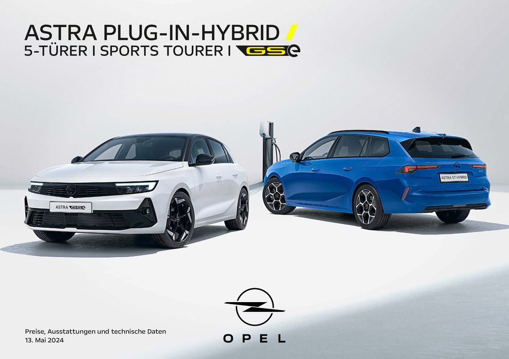 Opel Katalog | Opel Astra 5-Türer Plug-in-Hybrid | 13.7.2024 - 13.7.2025