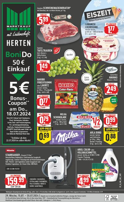 Marktkauf Katalog in Herten | Aktuelle Sonderaktionen | 14.7.2024 - 28.7.2024