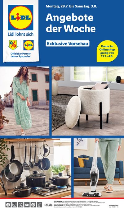 Lidl Katalog in Pforzheim | Tolles Angebot für alle Kunden | 29.7.2024 - 3.8.2024