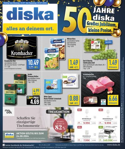 diska Katalog | Diska Angebote | 15.7.2024 - 29.7.2024