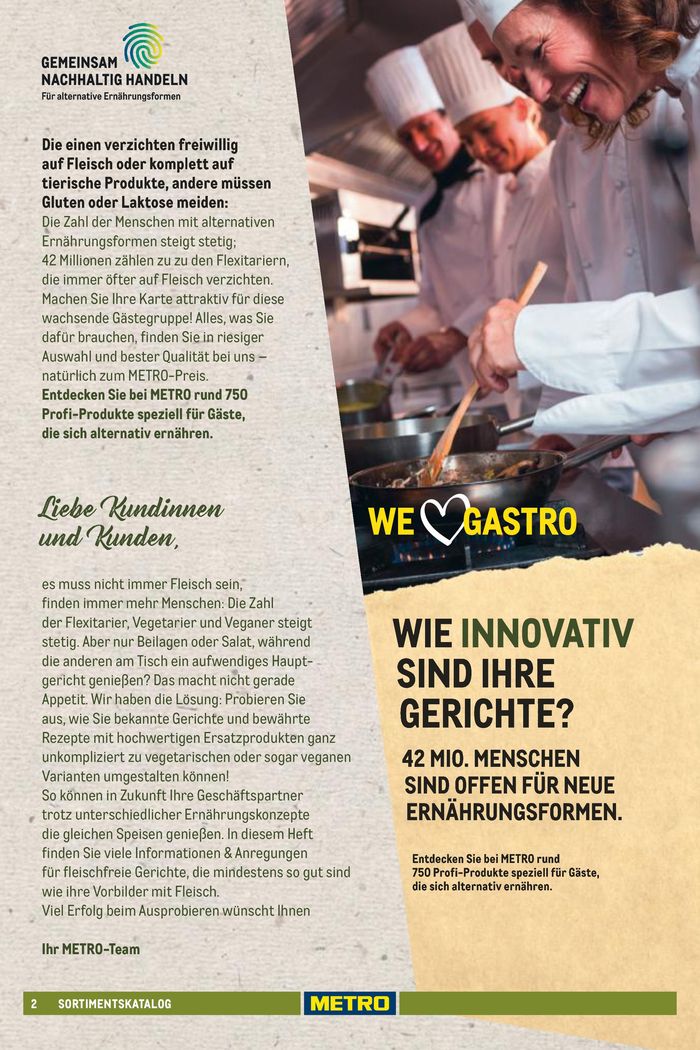Metro Katalog in München | Sortimentskatalog Vegane & Vegetarische Alternativen | 15.7.2024 - 29.7.2024