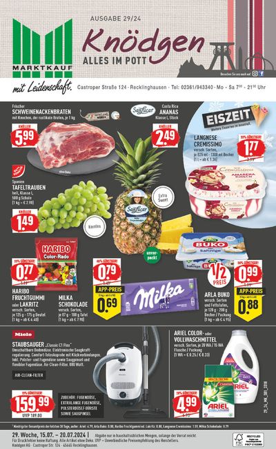 Marktkauf Katalog in Recklinghausen | Top-Deals für alle Kunden | 16.7.2024 - 30.7.2024