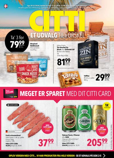 CITTI Markt Katalog | Dänemark-Werbung | 17.7.2024 - 13.8.2024