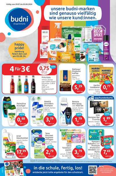 Angebote von Drogerien und Parfümerie | Budni flugblatt in Budni | 29.7.2024 - 3.8.2024