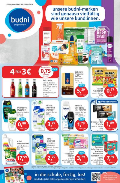 Angebote von Drogerien und Parfümerie in Berlin | Große Auswahl an Angeboten in Budni | 29.7.2024 - 3.8.2024