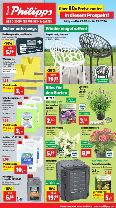 Angebote von Kaufhäuser in Rosenheim | Thomas Philipps flugblatt in Thomas Philipps | 20.7.2024 - 3.8.2024