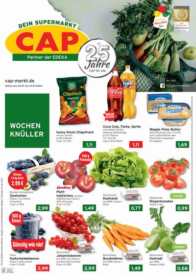 CAP Markt Katalog | Top-Angebote für alle Schnäppchenjäger | 22.7.2024 - 27.7.2024