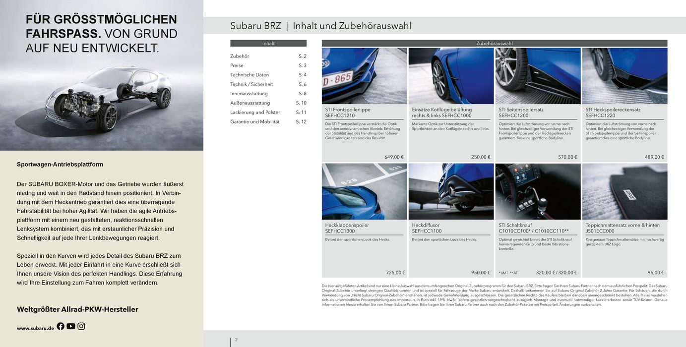 Subaru Katalog | Exklusive Deals für unsere Kunden | 20.7.2024 - 20.7.2025