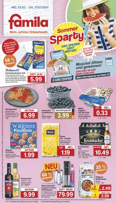 famila Nordwest Katalog | Markt - Angebote | 21.7.2024 - 27.7.2024