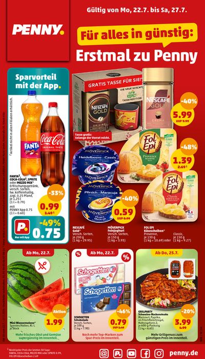 Angebote von Discounter in Hamburg | Top-Deals für alle Kunden in Penny | 22.7.2024 - 27.7.2024