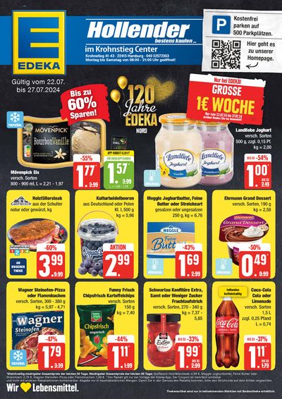 EDEKA Katalog in Hamburg | Top-Deals für alle Kunden | 21.7.2024 - 27.7.2024