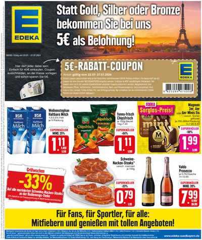Angebote von Supermärkte in Regensburg | Jetzt sparen mit unseren Deals in EDEKA | 21.7.2024 - 27.7.2024