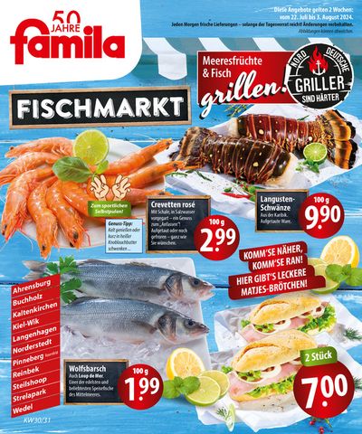 famila Katalog in Hannover | Fischmarkt | 21.7.2024 - 3.8.2024