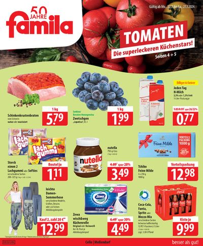 famila Katalog in Hannover | Top-Angebote für Sparfüchse | 21.7.2024 - 27.7.2024