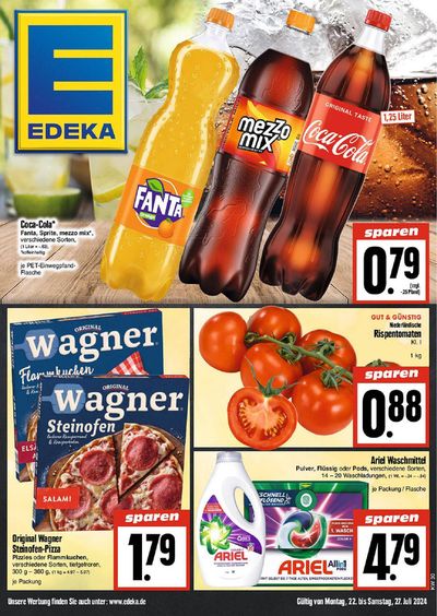 Angebote von Supermärkte in Hamburg | Edeka Frischemarkt flugblatt in Edeka Frischemarkt | 22.7.2024 - 27.7.2024