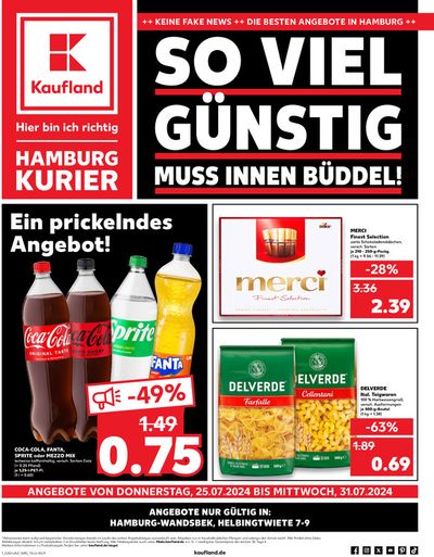 Kaufland Katalog in Hamburg | Top-Deals und Rabatte | 21.7.2024 - 31.7.2024