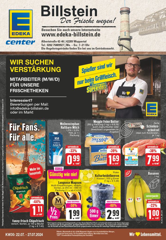 EDEKA Katalog in Frankfurt am Main | Aktuelle Schnäppchen und Angebote | 21.7.2024 - 27.7.2024
